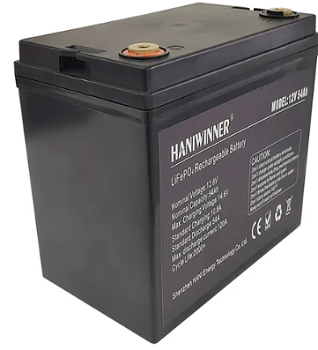 HANIWINNER HD009-07 12.8V 54Ah LiFePO4 Lithium Battery - 1