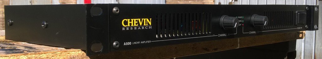 Versterker 2x 300 Watt, Chevin Research A500 - 2