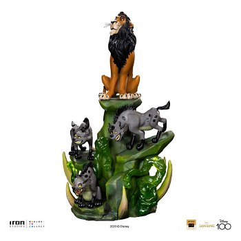 Iron Studios Disney Lion King Deluxe Scar Statue - 0