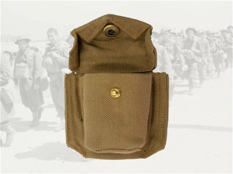 Pistool,Munitie,Tas,Engeland,GB,Infanterie,WWII - 1