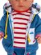 Baby Born 43 cm Jongens jasje blauw/wit/auto's - 3 - Thumbnail