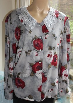 Vintage blouse - maat 40/42 - 3