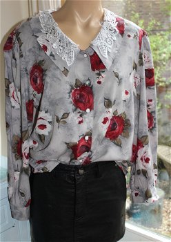 Vintage blouse - maat 40/42 - 4