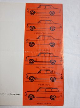 Introductie Brochure OPEL KADETT (jaren 60) - 1