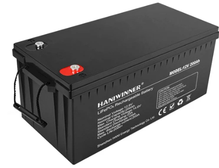 HANIWINNER HD009-12 12.8V 200Ah LiFePO4 Lithium Battery - 0