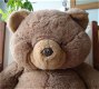 Te koop grote bruine knuffelbeer (totale hoogte: 65 cm). - 3 - Thumbnail