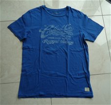 Te koop blauw T-shirt met print van Jack & Jones (maat: XL)