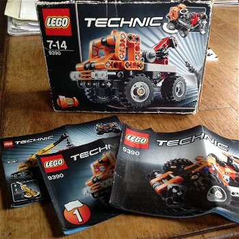 Lego - Technic - 9390 - Mini Takelwagen - Mini Tow Truck - 0