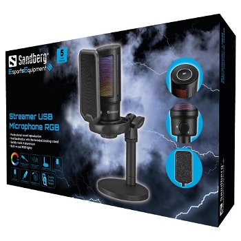 Streamer USB Microphone RGB - 3