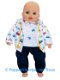 Baby Annabell 43 cm Jongens jasje auto's - 2 - Thumbnail