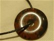 Hanger donut Mahonie obsidiaan - 1 - Thumbnail