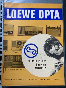 LOEWE OPTA Jubileum Serie 1963/1964 leveringsprogramma (D771) - 0