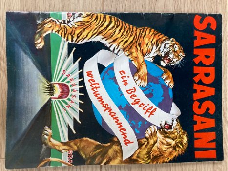 Antiek Brochure CIRCUS Sarrasani uit 1978 (D712) - 0