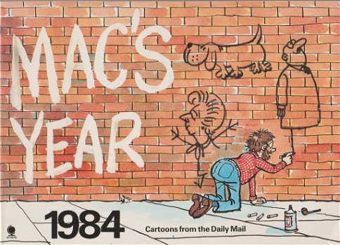 Mac's Year Cartoons from the dialy Mail 1984 + 1986 + 1987 - 0