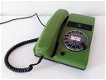 Vintage groene telefoon met draaischijf - 0 - Thumbnail