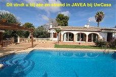 Uw eigen Villa en huis in JAVEA bij zee en strand met eigen garage en met