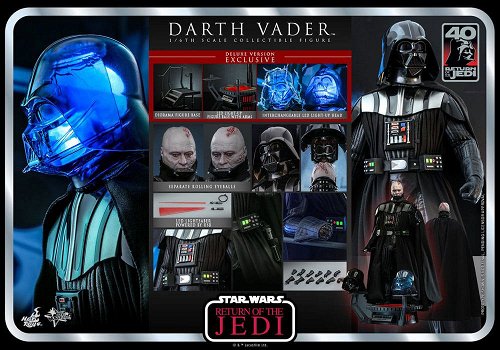 Hot Toys Star Wars Return Of The Jedi Darth Vader Deluxe Version MMS700 - 0