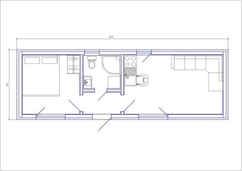 Modulair huis Toscana 35 m2 - 3