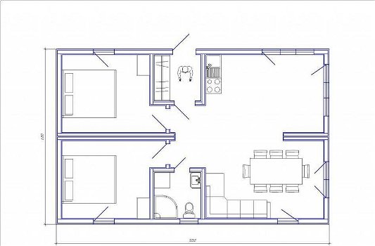 Modulair huis Washington 72 m2 - 1