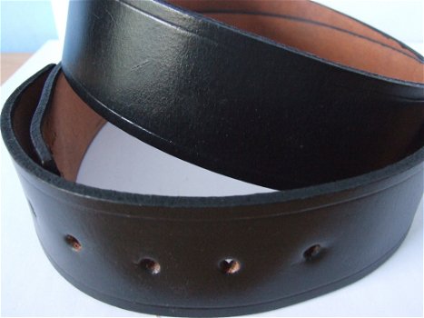 Riem,Centuur,Zwart,Leder,voor Gesp,US,CS,Civil,War - 1