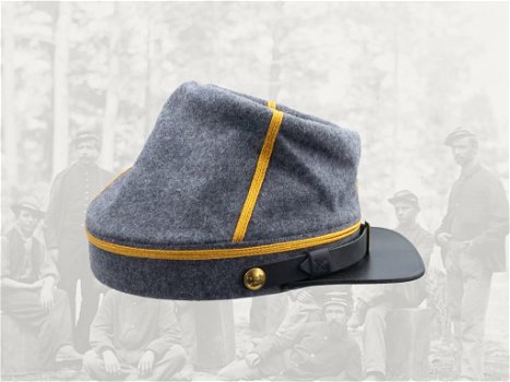 Pet,Kepi,CSA,Confederate,States,Army,Kapitein,Captain,Civil,War - 1