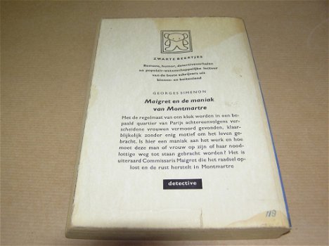 Maigret en de Maniak van Montmartre(1)-Georges Simenon - 1