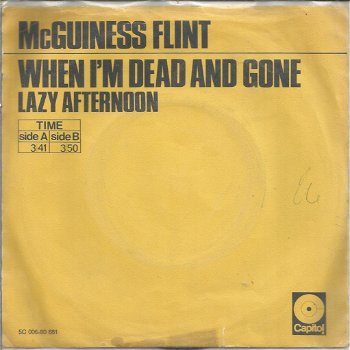 McGuiness Flint – When I'm Dead And Gone (1970) - 0