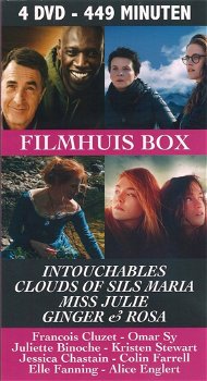 Filmhuis Box (4 DVD) Intouchables - Clouds of Sils Maria - Miss Julie - Ginger & Rosa - 0