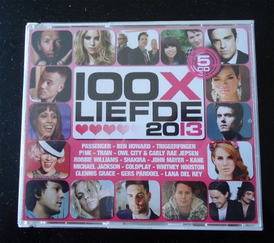 Te koop de originele 5-CD box 100x Liefde 2013 van Universal - 0