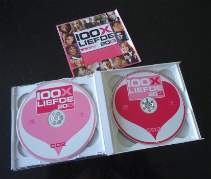 Te koop de originele 5-CD box 100x Liefde 2013 van Universal - 3