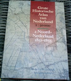 Grote historische atlas van Noord-Nederland 1851-1855.