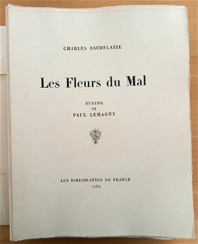 Baudelaire, Charles 1949 Les Fleurs du Mal 1/650 ex Lemagny - 1