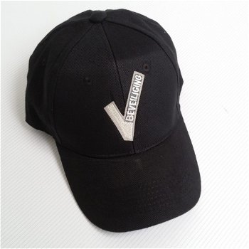 Pet,Cap,Beveiliging,Zwart,V-Logo - 0