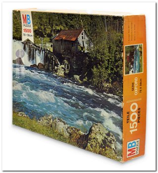 Water-Mill, Norway - MB Puzzle - 1500 Stukjes - 0