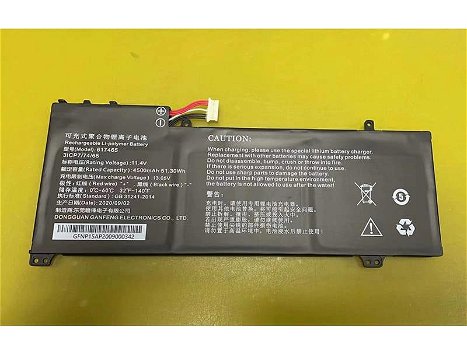 New battery 4500mAh/51.3Wh 11.4V for RTDPART 617465 - 0