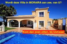 Uw eigen Villa in MORAIRA aan zee op ruim landgoed met eigen garage en