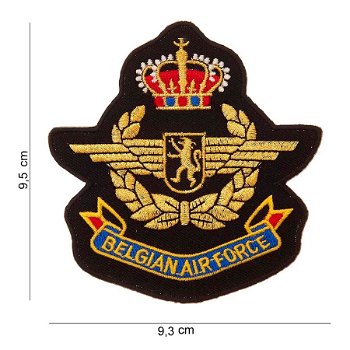 Embleem,Patch,Air,Force,Belgie,Luchtmacht - 0