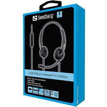 USB Office Headset Pro Stereo - 3