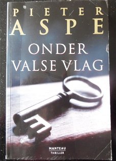 Te koop de thriller Onder Valse Vlag van Pieter Aspe.