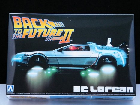 DeLorean Back to the Future 2 – modelbouw vlieg en straat versie 1:24 - 0