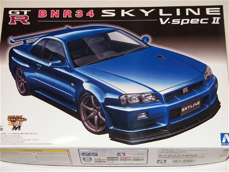 Nieuw Modelbouw Nissan Skyline V-Spec II GT-R BNR34 – bouwmodel 1:24 - 0