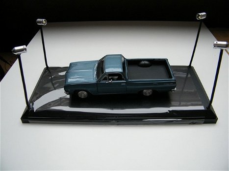 modelauto 1:18 vitrine show case + stekker + led licht 35,5×15,6×16 cm - 4