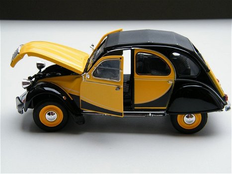 Nieuw miniatuur Citroën 2CV - Citroen Charleston – Welly 1:24 - 3