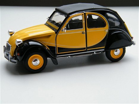 Nieuw miniatuur Citroën 2CV - Citroen Charleston – Welly 1:24 - 6