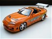 Toyota Supra MK IV Fast and Furious modelauto + figuur Brian 1:24 - 2 - Thumbnail