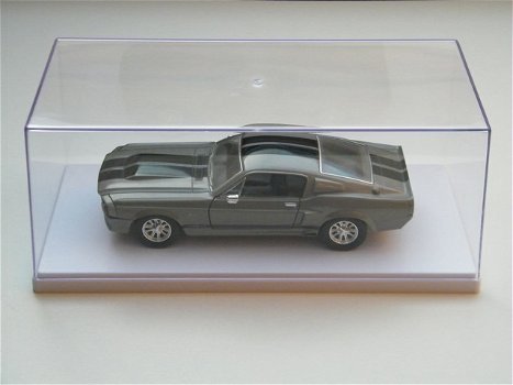 modelauto display case / vitrine show box wit 27×12,5×11,2 cm 1:24 - 0