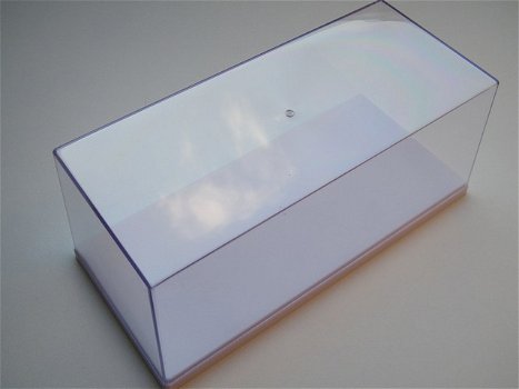 modelauto display case / vitrine show box wit 27×12,5×11,2 cm 1:24 - 2