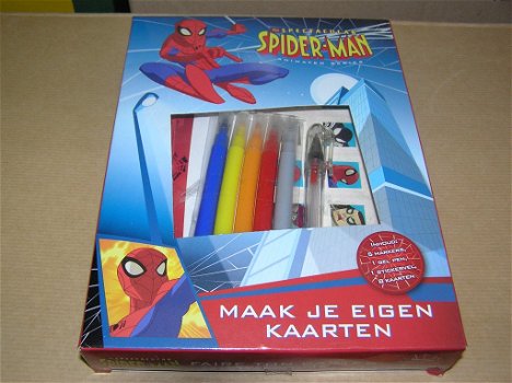 Spiderman set maak je eigen kaarten nieuw. - 0