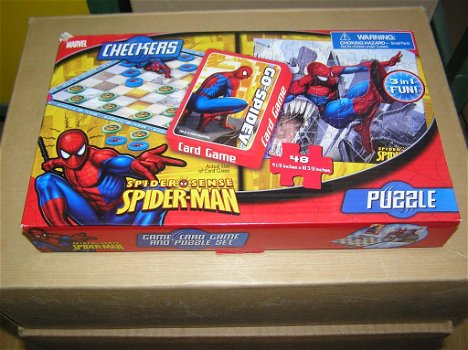 Spiderman doos spelletjes nieuw!! - 0