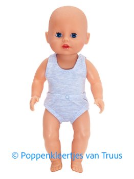 Baby Born Badpopje 32 cm Jongens ondergoed/blauw - 0
